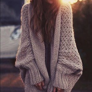 Cocoon Style Sweater Cardigan